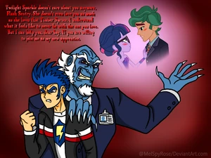 Grogar manipulates Flash Sentry