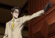 TakedaArrives.png (35 KB) Takeda Barging into the mansion to reveal his ultimate weapon