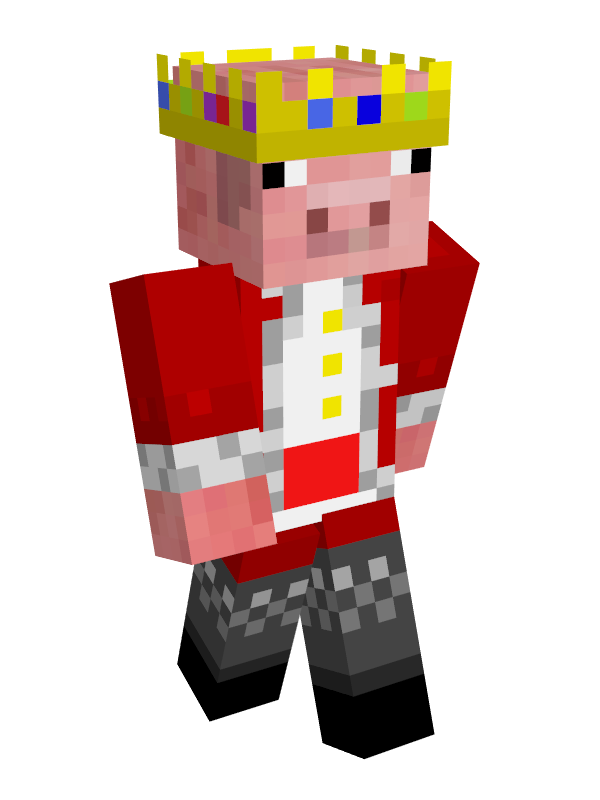 Dream With Technoblades crown Minecraft Skin