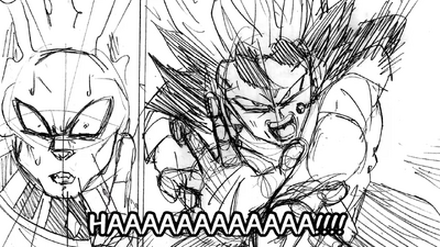 Vegito kills Beerus