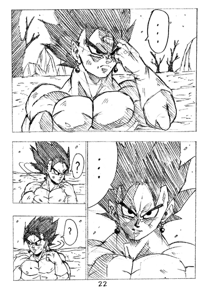Vegito uses instant transmission