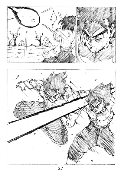 Vegito uses ultra instinct