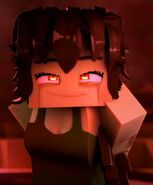Zombie Girl's evil and seductive smile