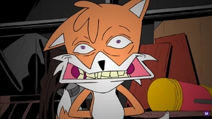 Tails (10).png (748 KB) "Don't you get it?? Sonic's best friend is Tails!" Tails' evil grin.