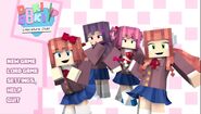 Monika in the DDLC Game Menu (Just Monika)