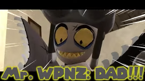 "I'M YOUR DAD!!!" WPNZ revealing his true identity to Zack, Katie, and Cory.