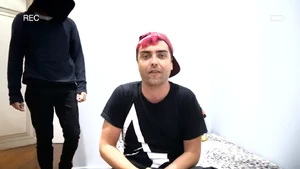 The Invader about to kidnap Adriano