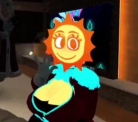 Sun waving at Kaufmo