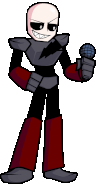 The Corrupted Mii/Austin as he appears in The Puppet Master and Vs. Eteled Reincarnate (Cancelled)