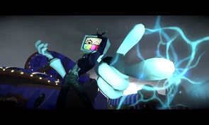 Mr. Puzzles attempting to kill the SMG4 Gang.