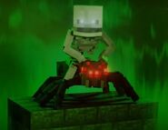 The Skeleton riding the Spider