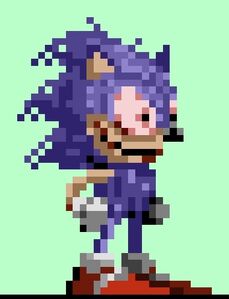 Griatos pretending to be Sonic