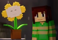 Chara with Flowey