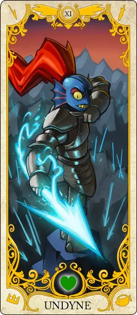Undyne tarot