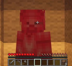 Red Steve infected by the Darkness.