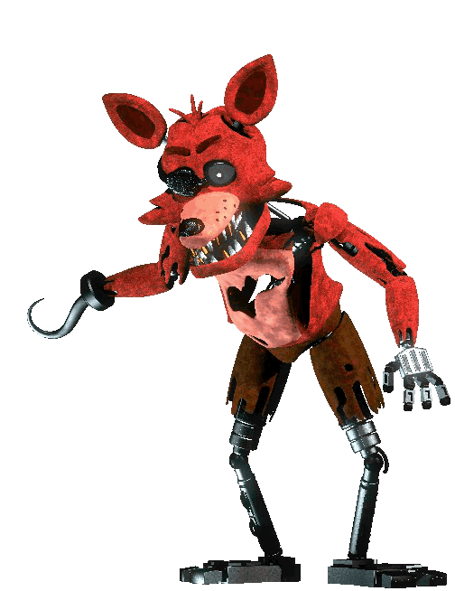 Withered Foxy lost his face! Swapped Withered Foxy! (FNaF 2 Mods) 