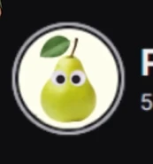 Pear's first avatar.