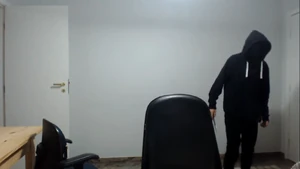 The Invader appearing in Rezende's live stream