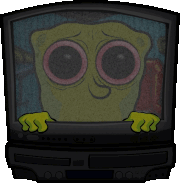 Bootleg SpongeBob as he appears in Mistful Crimson Morning.