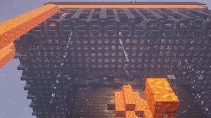 Aculon soldiers firing arrows from atop the Iron Torch.