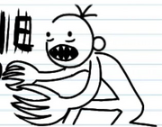 Greg becoming Manny's demon slave.