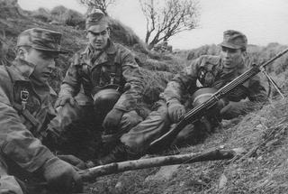 German soldiers with FALs