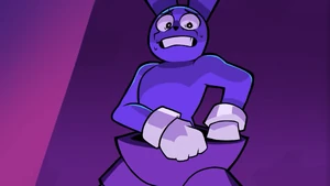 Preston tries to get his syringe from his pocket to numb the cracks...