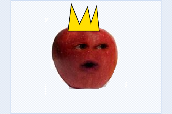 Annoying top orange apple