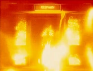 A figure (whose Silhouette resembles Fritz) being resurrected in the Respawn Machine at the end of the movie, implied to be the origin of the Undertaker
