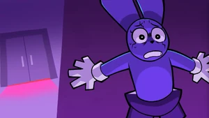 Preston hiding himself from the court.