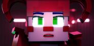 Circus Baby's dazed face as Funtime Freddy is about to attacks her