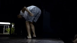 The Invader jumps at Rezende, knocking out both himself and Rezende as Rezende grabs The Invader's knife