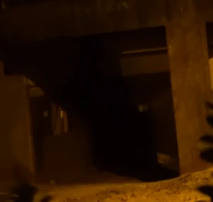 The entrance to The Invader's home
