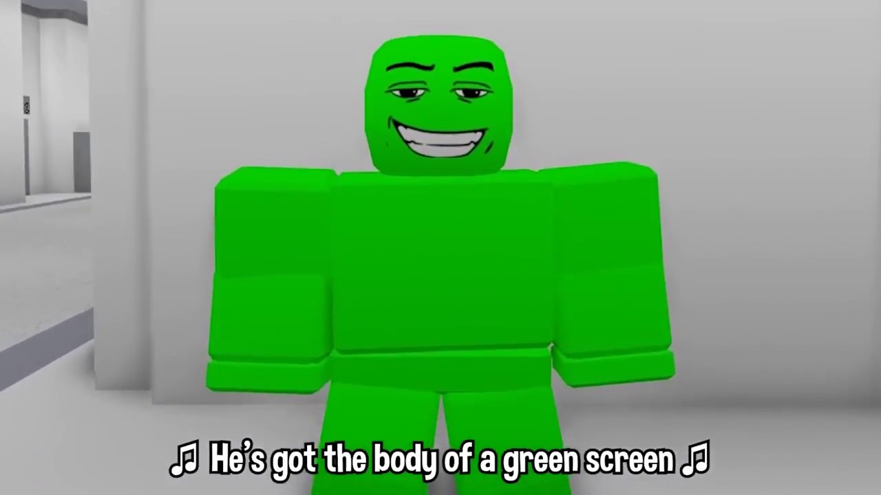 Green Screen Man Villains Fanon Wiki Fandom - roblox bacon man song