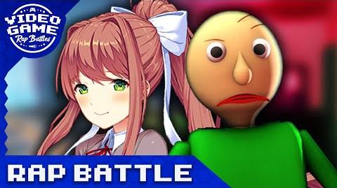 Baldi Vs Monika Villain Song Wiki Fandom - baldis basics rap roblox id code