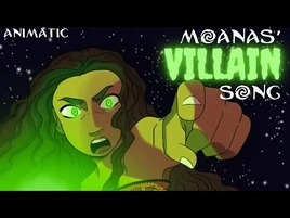 MOANAS’ VILLAIN SONG - How Far I’ll Go ANIMATIC - Minor Key - Disney cover