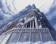 Mount Olympus as it appears from Saint Seiya Universe. It is also displayed in the storyline of the , as one of the minor locations.