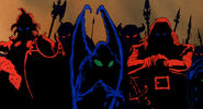 Blackwolf's Army (Group of mutant warriors, led by Blackwolf, dismissed after the Invasion in America)