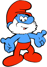 Papa smurf cartoon