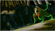 Shadow Beasts (Gorilla-esque monsters that Samhain created.)