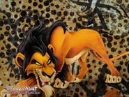 Scar (Azula's adoptive father and current ruler of the Pride Lands with whom Zuko made a peace treaty with)