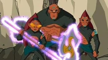 Finn, Ratso, and Chow inverters in Dark Chi Warriors.