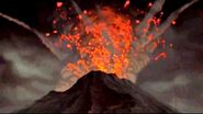 The Firebird's Volcano (Active Volcano, presumably known as Mount Saint Helens, situated in North America, resting place of the Firebird, activated by Hades and the Spring Sprite, inactive after the Firebird's defeat by Mickey Mouse, fate unknown afterwards)