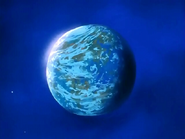 Earth (Planet of most of hero and villain forces respectively, frequently threatened by Maleficent and her minions, saved by the hero forces, still standing)