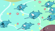 Narwhals (Summoned creatures of Star Butterfly, during her fight with Banzai, Shenzi, and Ed, disappeared after the battle)