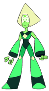 Peridot (Former nuisance, current member and strategist of the Crystal Gems)