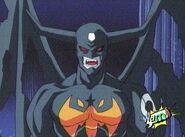 Devimon (A major antagonist in the anime series, Digimon, Devimon appears as one of the loyal followers of Chernabog, and he is tasked to free him from his imprisoment. He meets his end through Puck, one of Oberon's Anti-Acolytes)