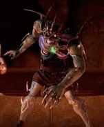 Zombie version of The Shredder in CGI World