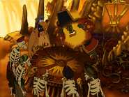 Skeletal Crewmates (The Bones of former pirate crewmates resurrected by LeChuck.)