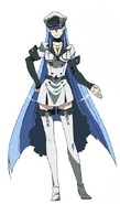 Esdeath (Former ally of The Ice Nation that is the only known survivor of Tartarus,joined the faction to help them to defeat Dijimmi by giving Ozai an idea)